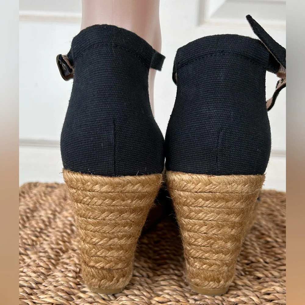 Viscata Brand Women’s Espadrille Wedges Closed Toe Adjustable Buckle Size‎ EU 41